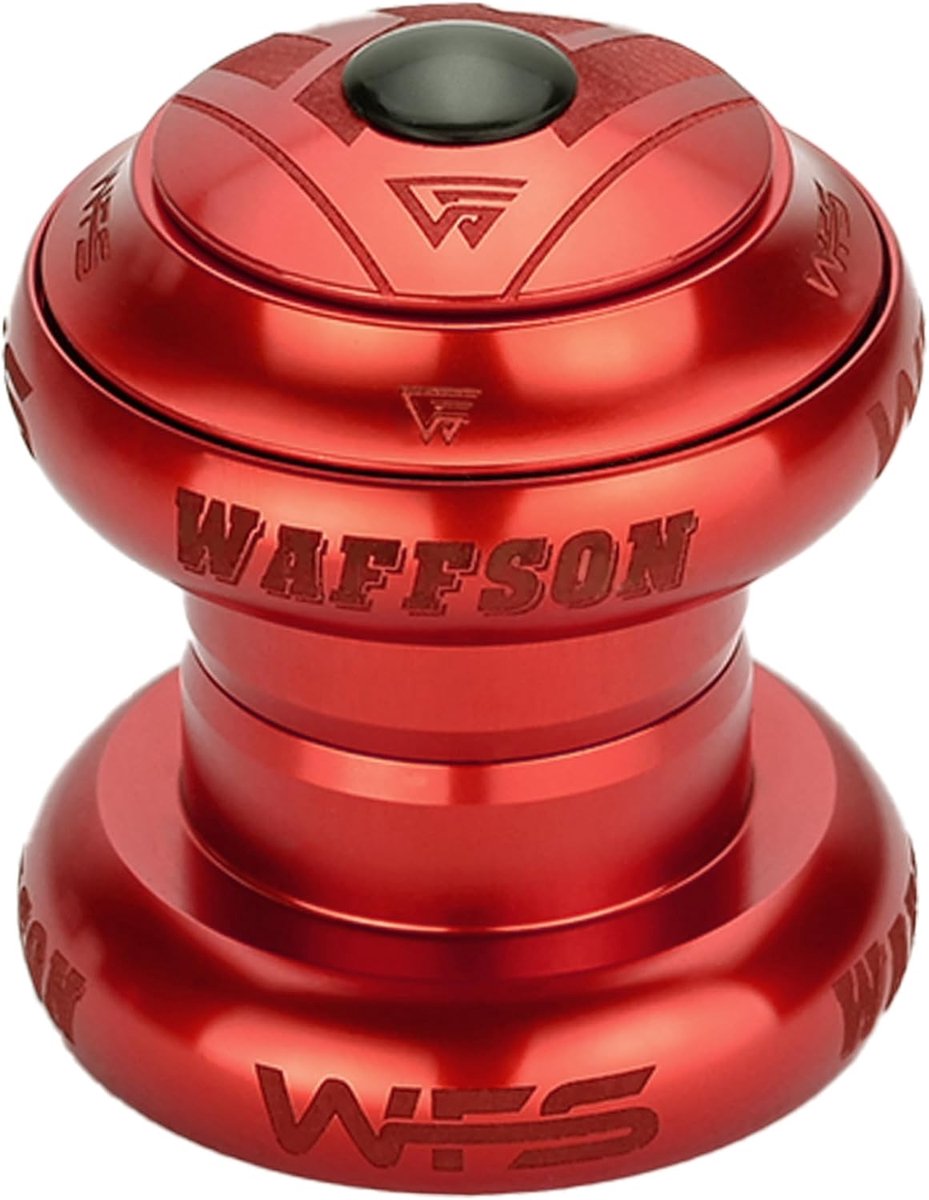 CNC headset 1 inch - Aluminium - Rood - Lichtgewicht voor optimale prestaties - ShopVlot
