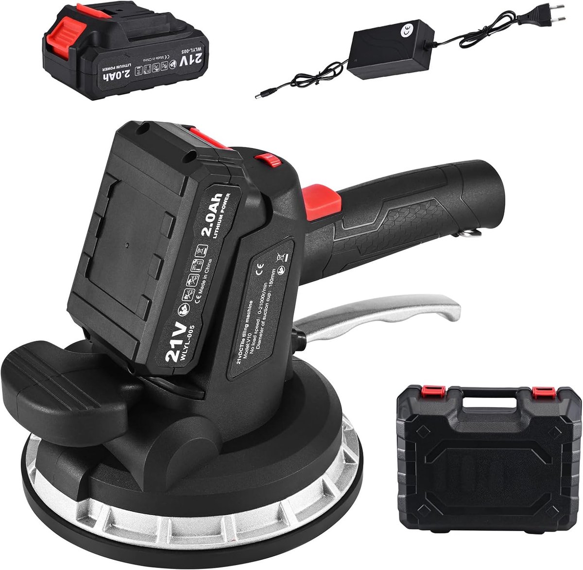 Tegelvibratortool - 26000r/min 6 Snelheden - Handheld Tegelmachine - Efficiënte Tegelplaatsing - ShopVlot