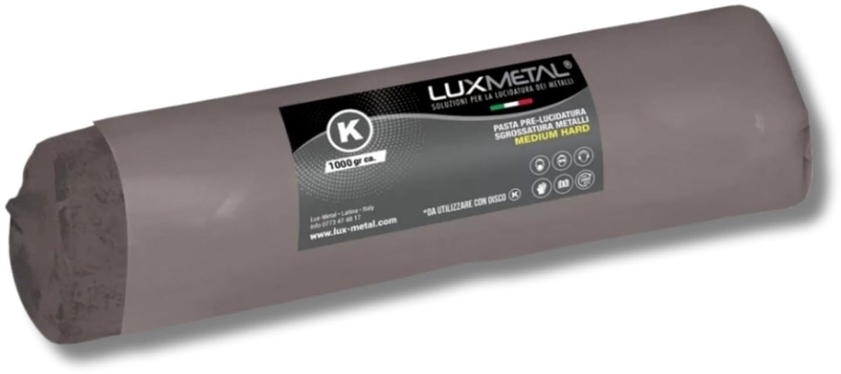Polijstpasta Medium Hard 1 kg - Voor alle metalen - Verwijdert oxidatie en vlekken - ShopVlot