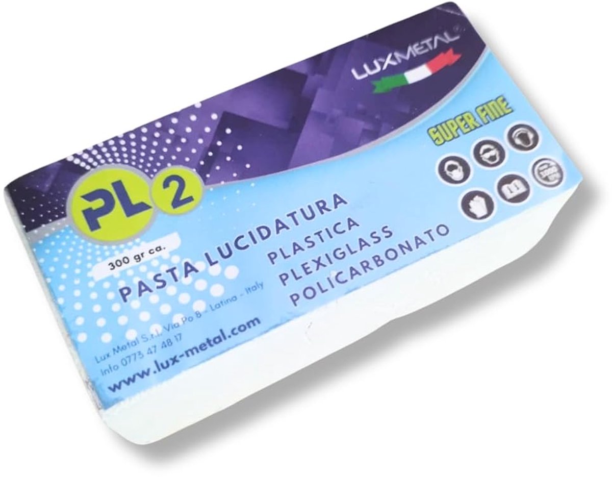 Polijstpasta voor plastic 300 g - superfijn - plexiglas en polycarbonaat - verwijdert krassen - ShopVlot