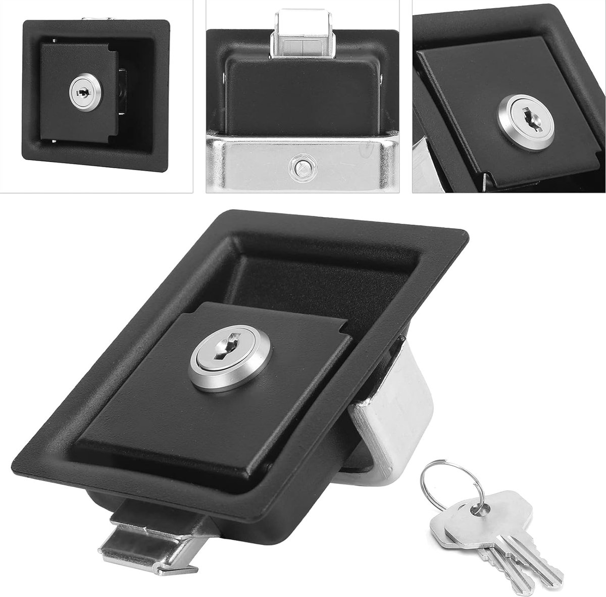 Toolboxslot - Zwart paneelslot - Hoge beveiliging - Universeel toepasbaar - ShopVlot
