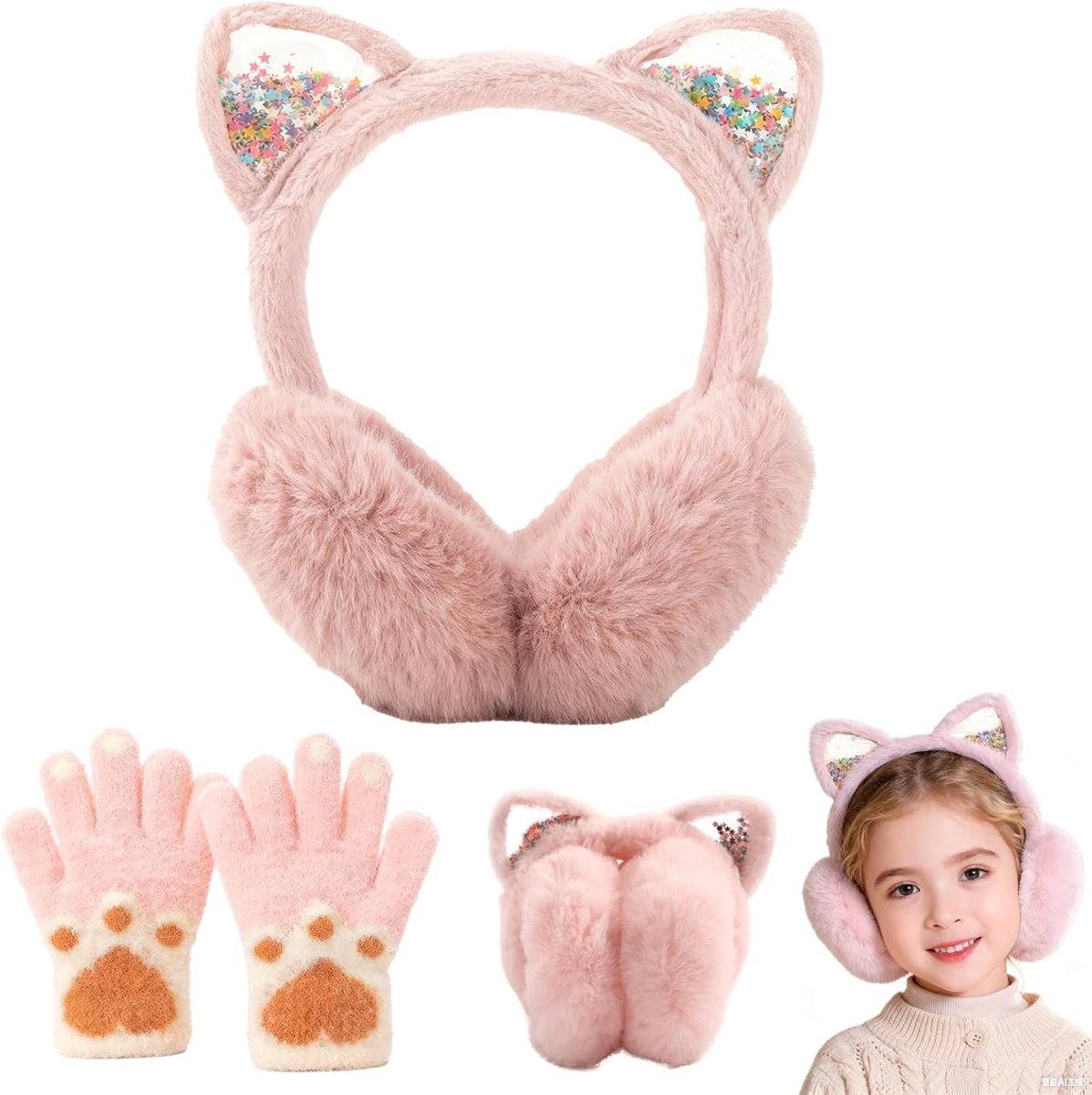 Oorkappen voor kinderen - warme oorkappen - schattig ontwerp - houdt oren warm - SnelShoppen