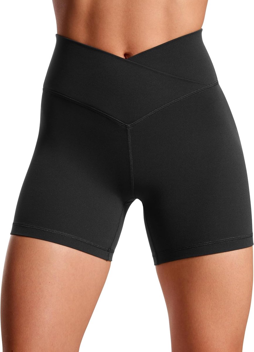 Fietsshorts 3"/5" - Butterluxe materiaal - V-vormige kruisdetail - Ideaal voor yoga en sporten - SnelShoppen