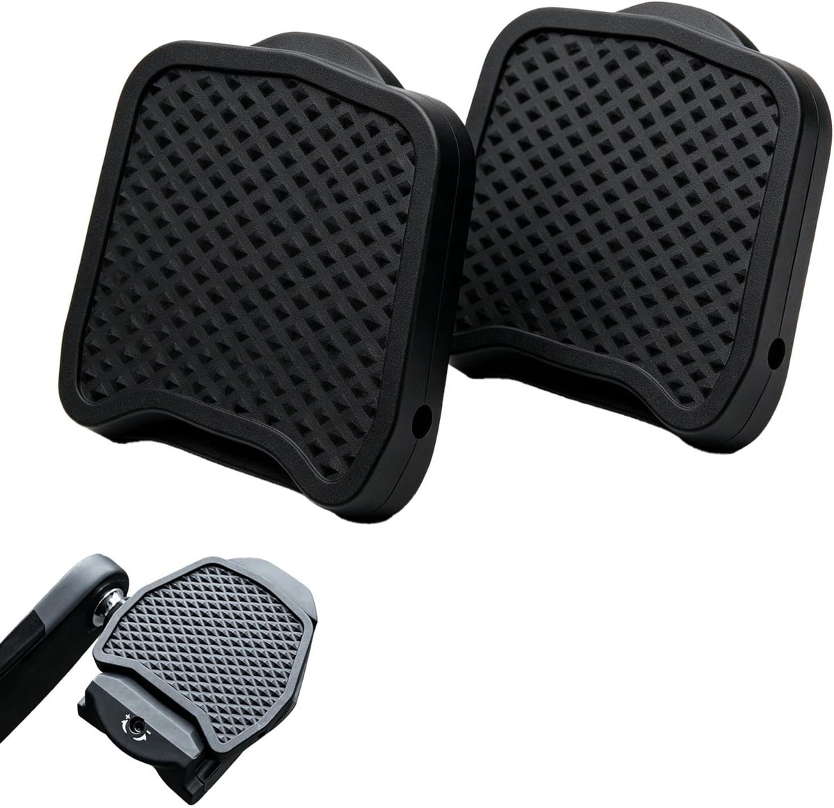 SPD-SL pedaal adapters - conversie van klikpedalen naar platte pedalen - nylon antislip pedaalplaat - SnelShoppen