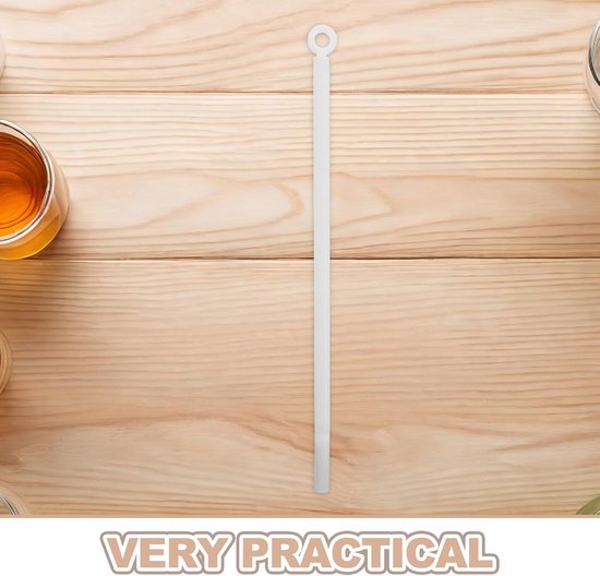 Magnetische Roerstaaf - Laboratorium Roerder - Vloeistoffen Mengen - Chemisch Bestendig PTFE - 30 cm - Wit — afbeelding 5