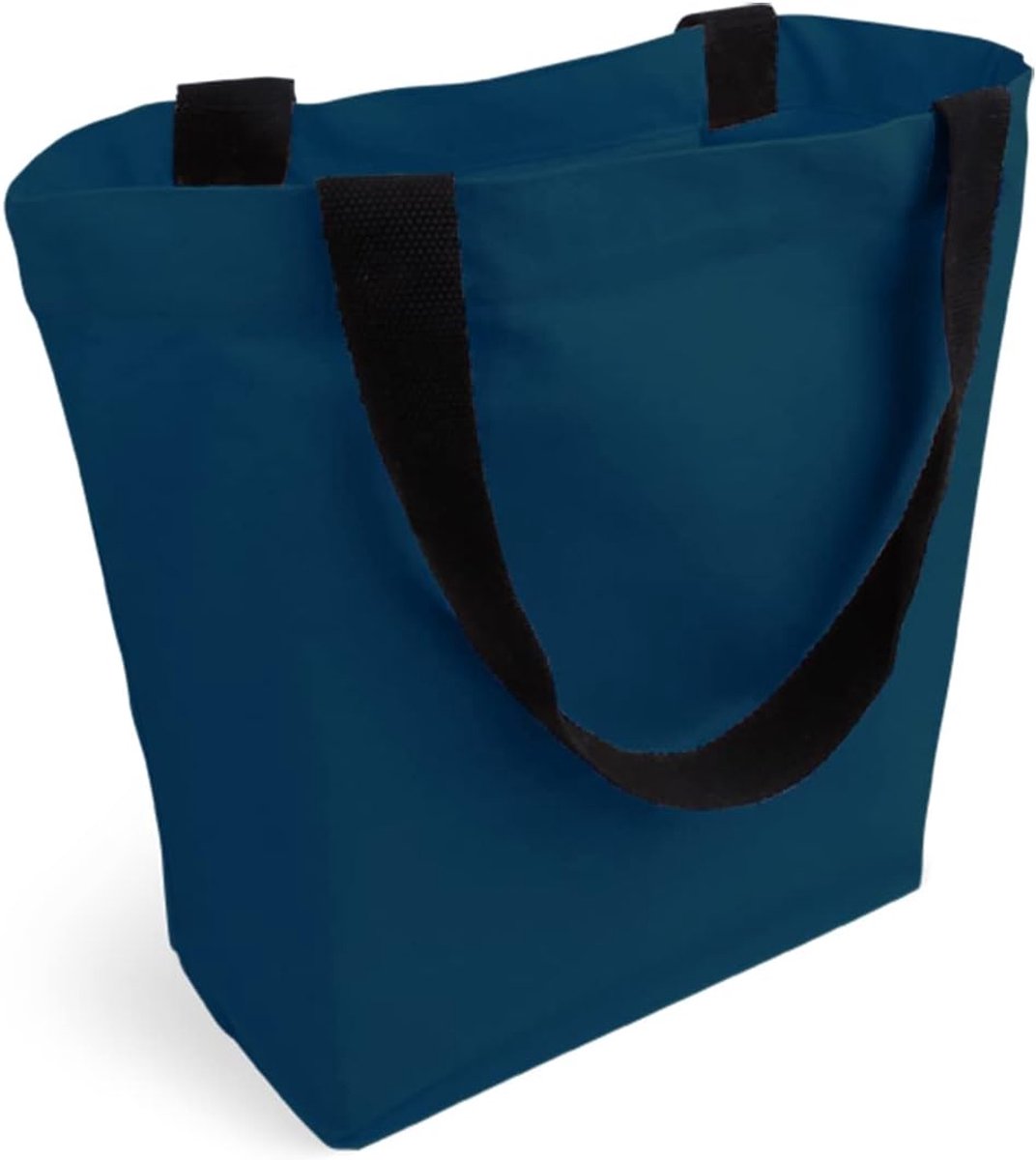 Tote bag ruime tas - katoen met rits - binnenvak - ideaal voor dagelijks gebruik - SnelShoppen