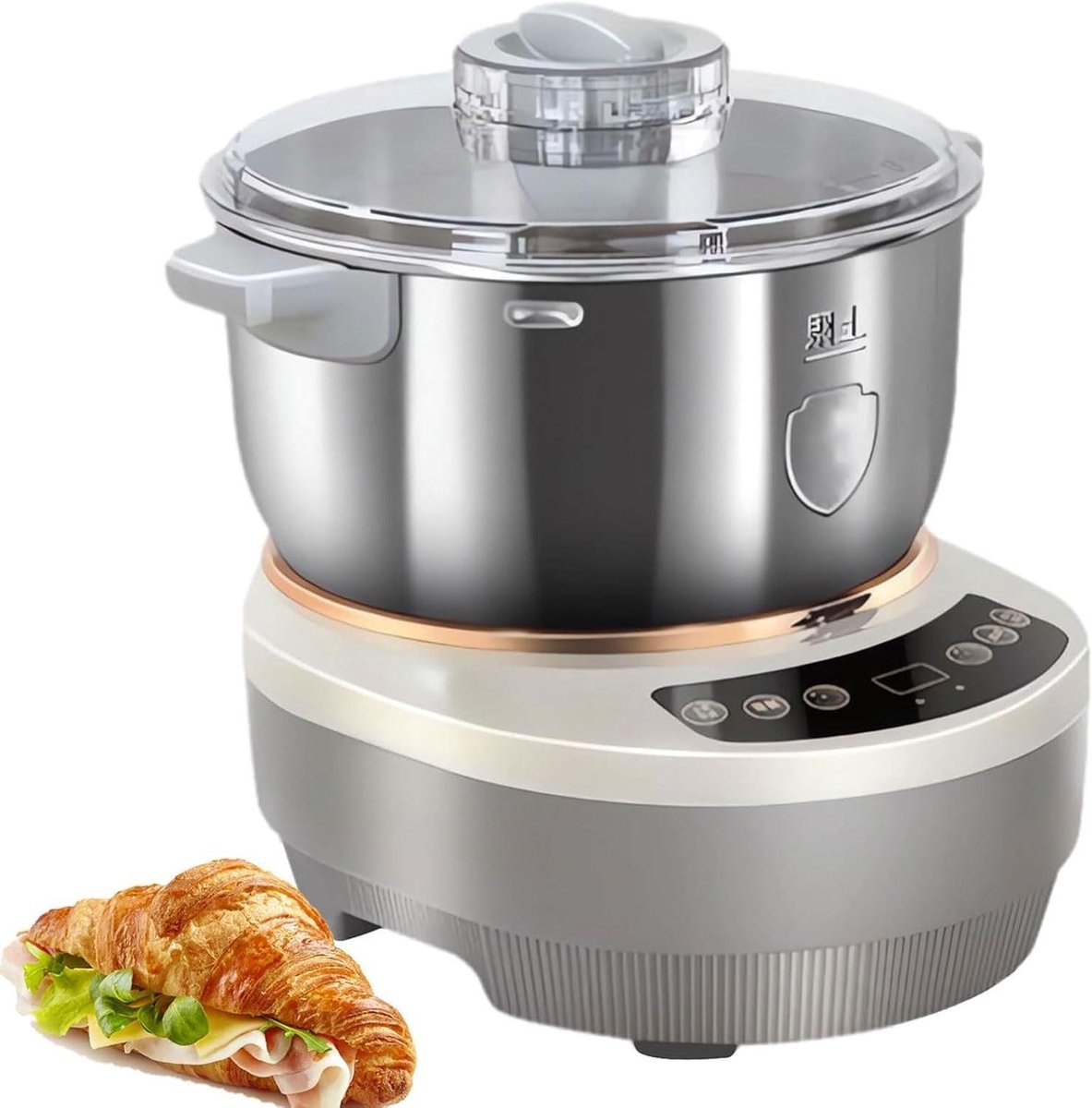 Deegkneder - Deegmaker Broodmaker - Bakken Thuis - Met Gistfunctie - 5 Liter - Zilver