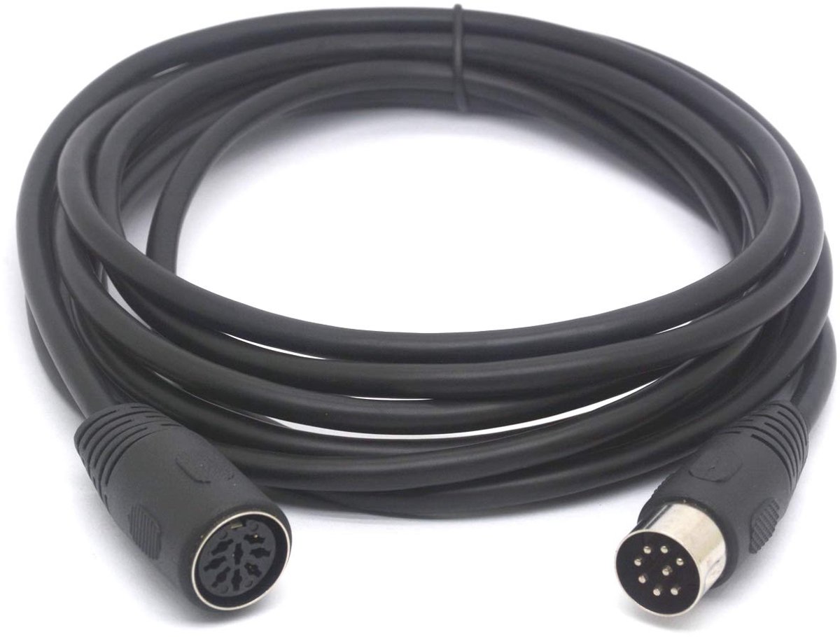 Tomost 8 Pin Din Speaker Cable Extension for Bang, Olufsen B&O, BeoLab, POWERLINK mk2 (3m long) - ShopVlot