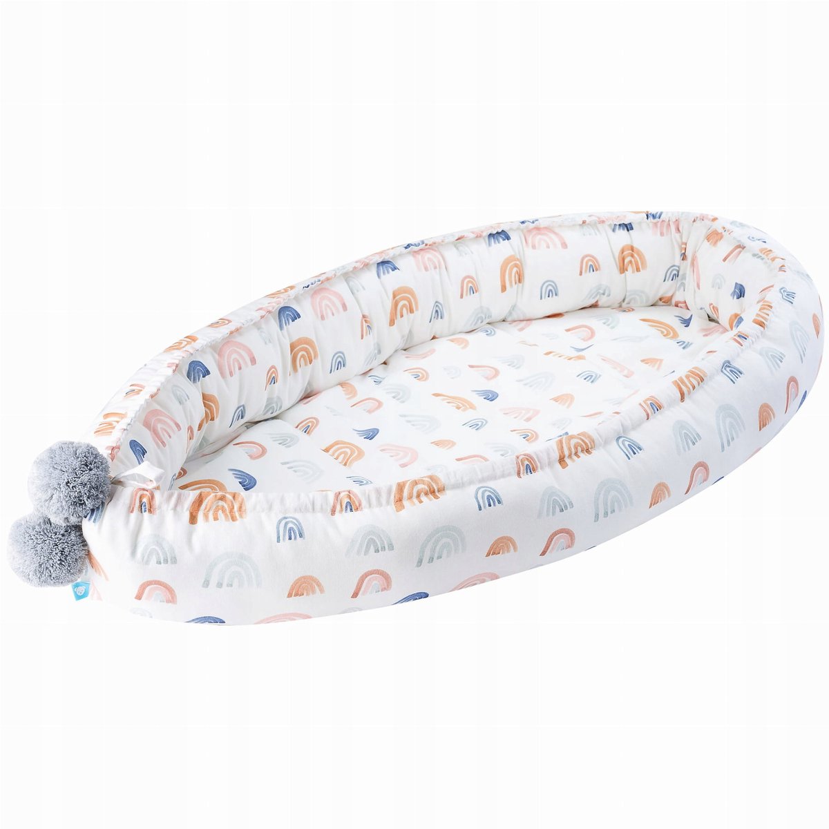 Babynest / Cocon 100x45 cm Regenboog - Veilige Slaapzone