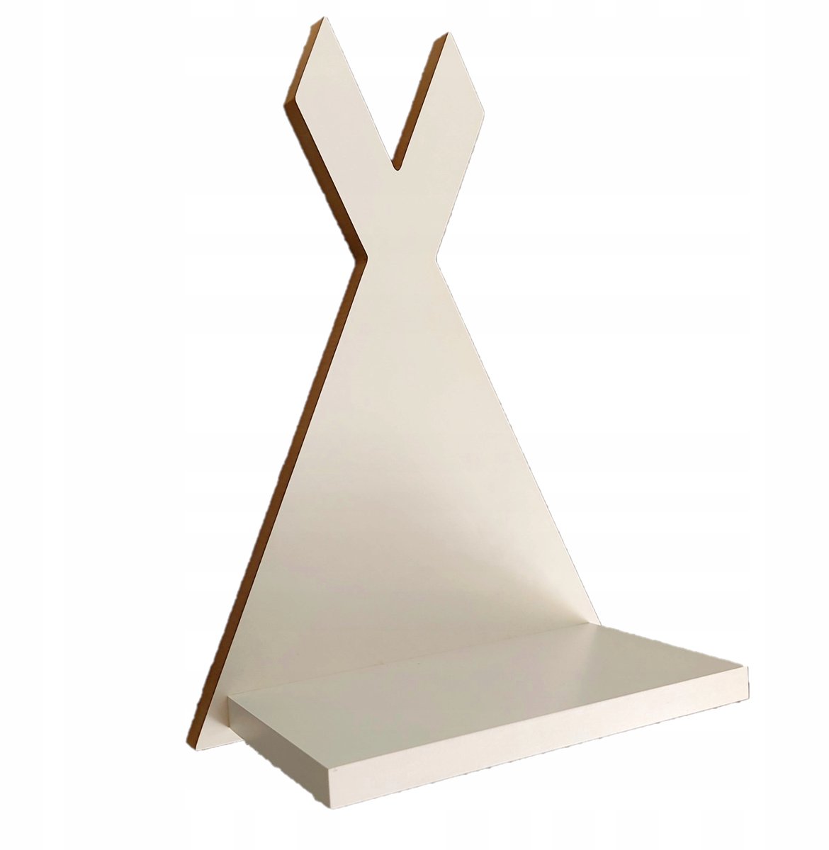Merkloze Tipi Wandplank - Wit MDF, Decoratief & Praktisch