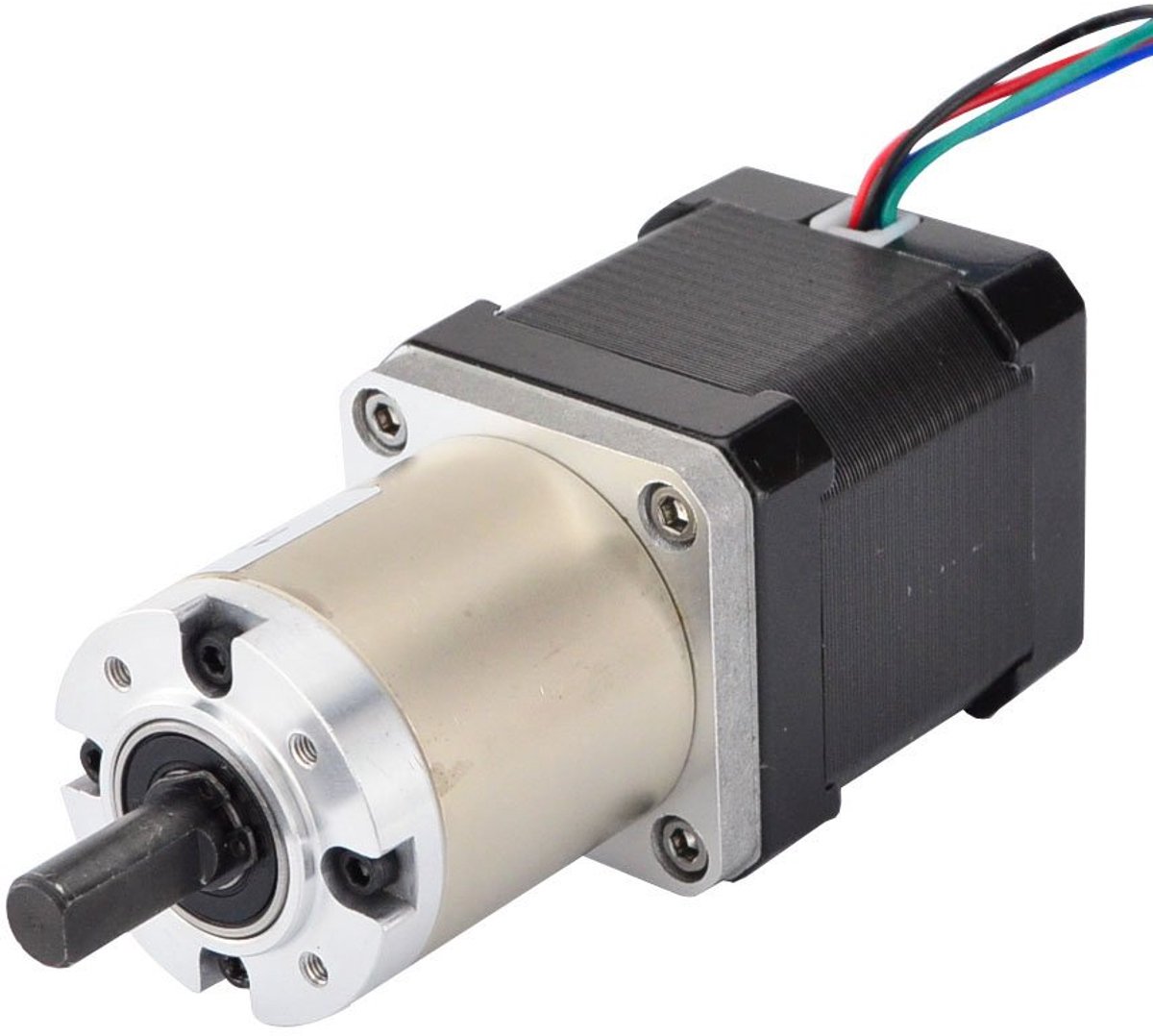 51:1 Nema 17 stappenmotor Φ8mm L=48mm | Planetaire transmissie, voor 3D-printer/CNC-frees