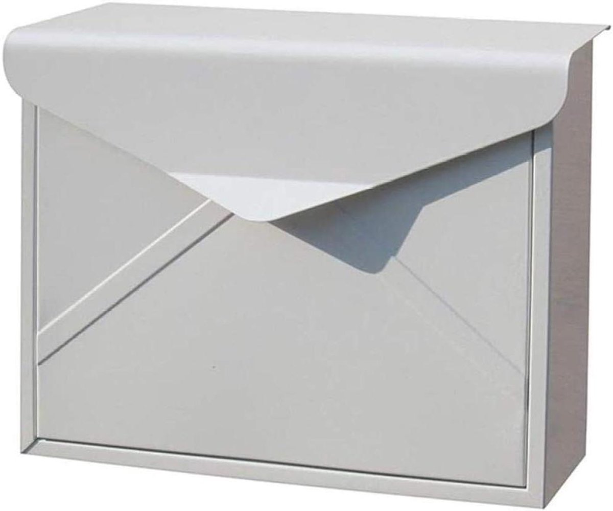 Brievenbus Roestvrij Staal - Brievenbus met slot - Post Ontvangen - Grote Capaciteit - 38x12.5x29.4cm - Zilvergrijs