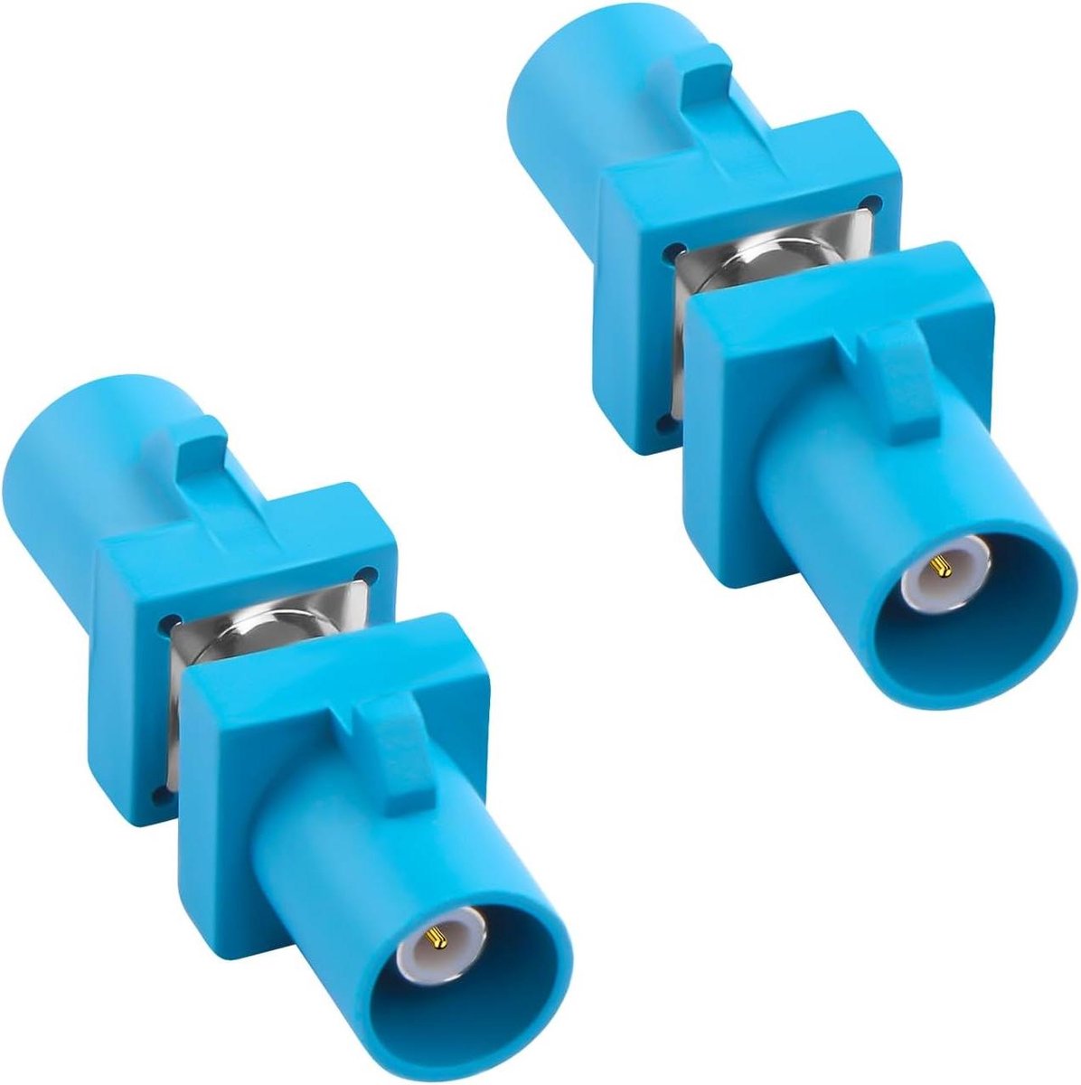 Antenne Adapter Kabel - FAKRA Verlengstuk - Testen en Meten - Draadloze Directe Verbinding - 2 stuks - Aqua Blauw