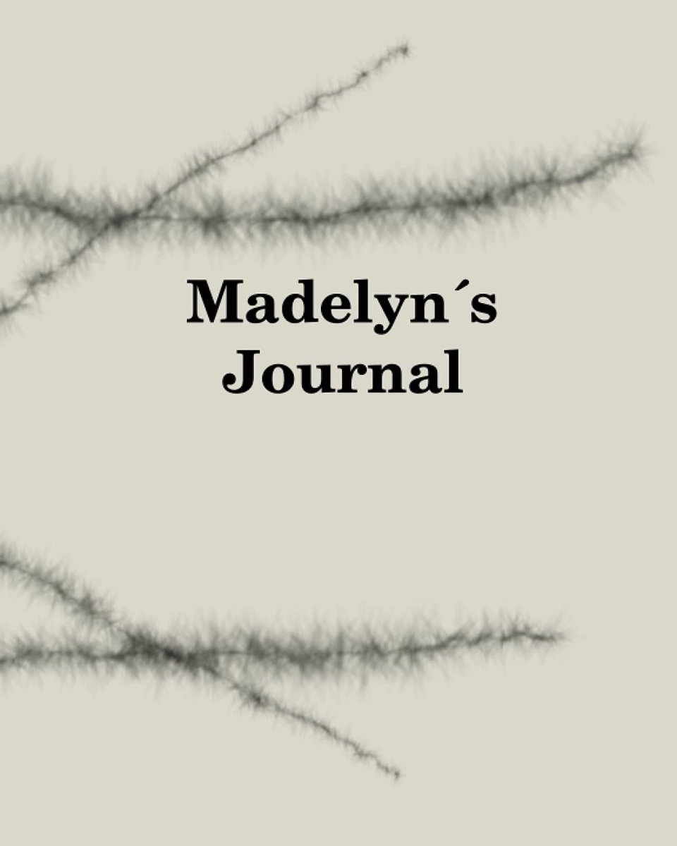Journal: Personalized Book Cover