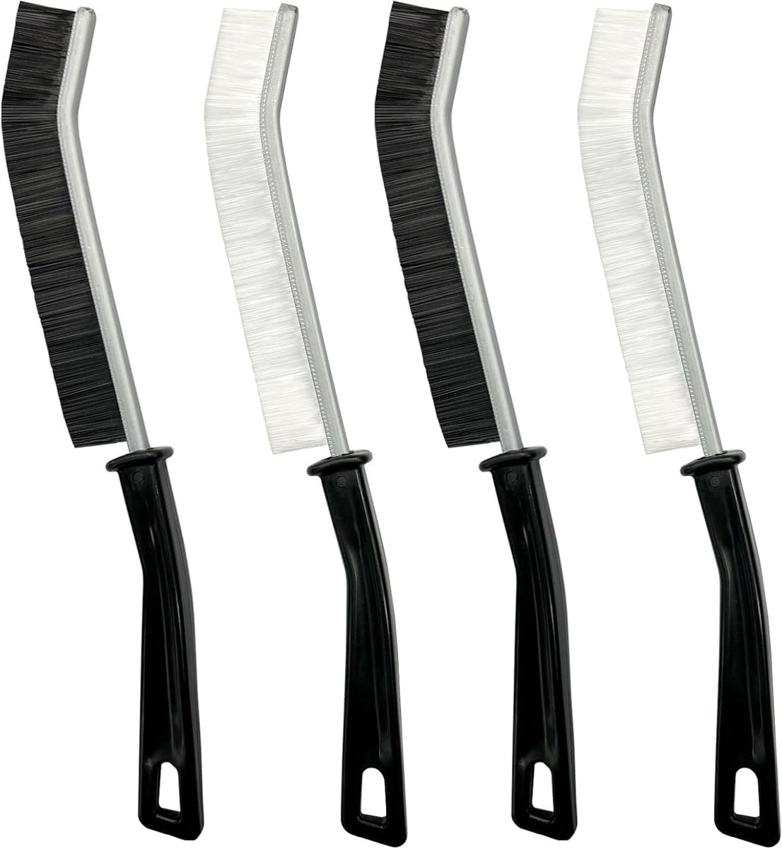 4 stuks dieptereinigingsborstels voor keuken, spleetreinigingsborstel, spletreinigingsgereedschap, reinigingsborstel met harde haren, voor de keuken thuis