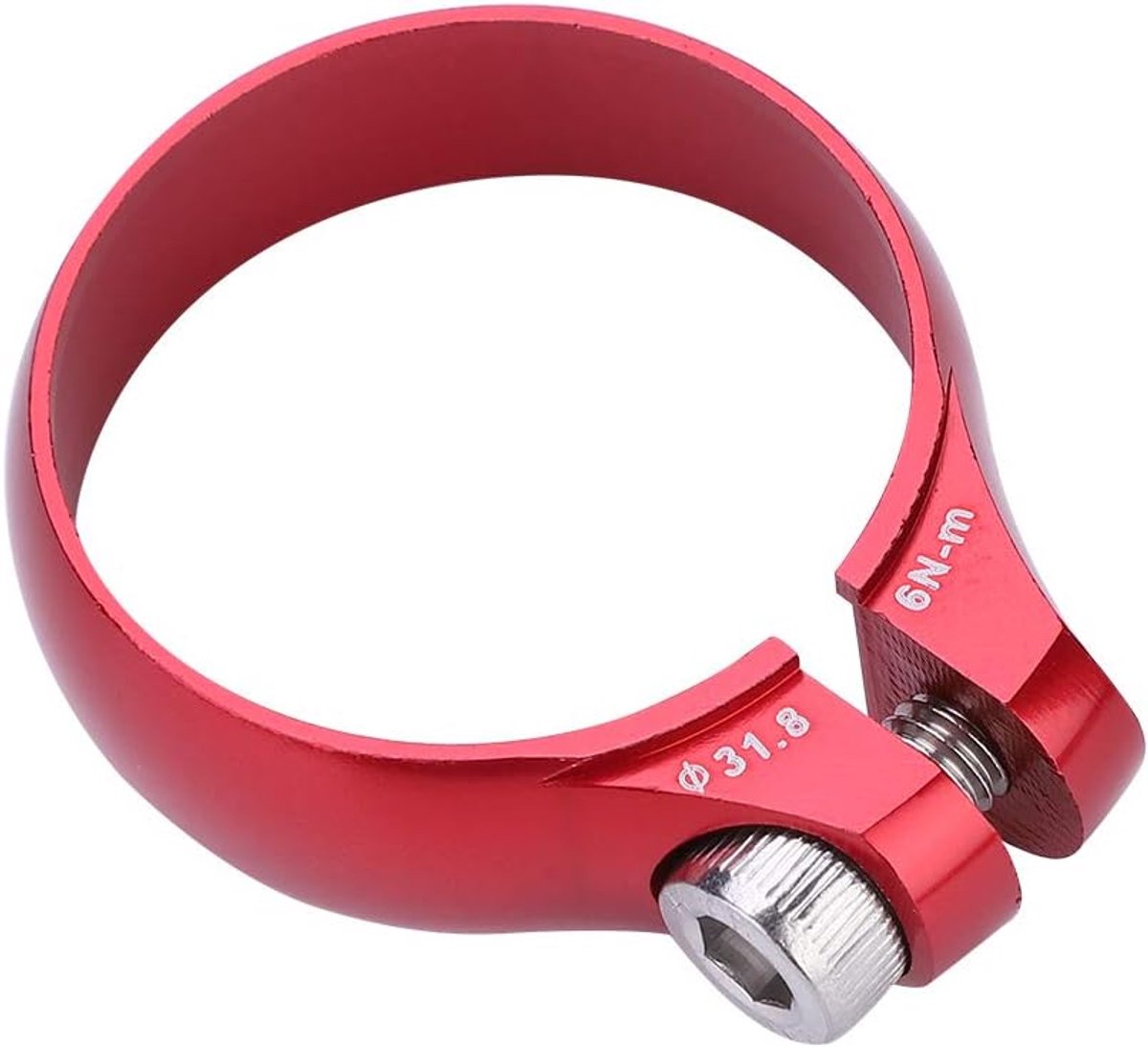 Zadelpen 27,2, snelontgrendelingsklem, 2 kleuren klem Icletta I 31,8 mm vervanging voor 27,2 zadelpen voor lichte (rood)