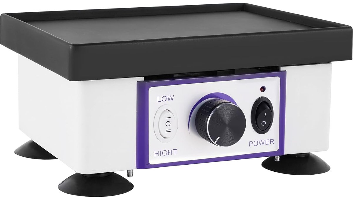 Gips Oscillator 120W Laboratoriumvibrator Gips-schudder Traploze Snelheidsregeling Rechthoekige Vibrator voor Het Mengen van Gipsgietmodellen Harsgieten