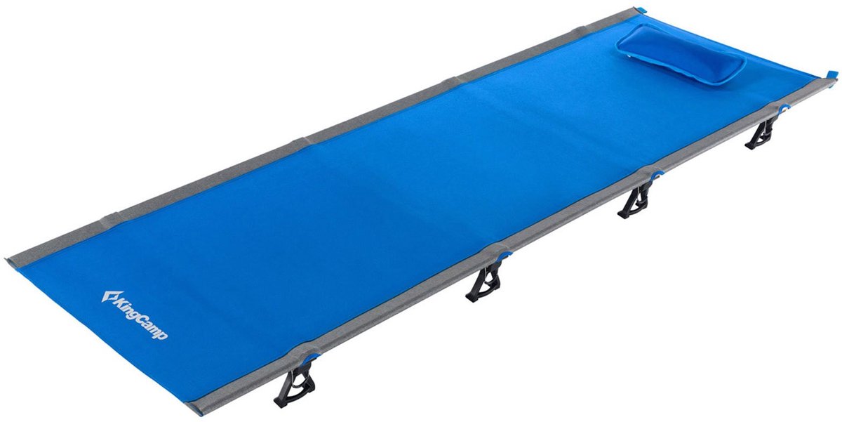 Aluminium veldbed XL Outdoor klik-klapbed - Lichtgewicht campingbed 190 x 64 cm
