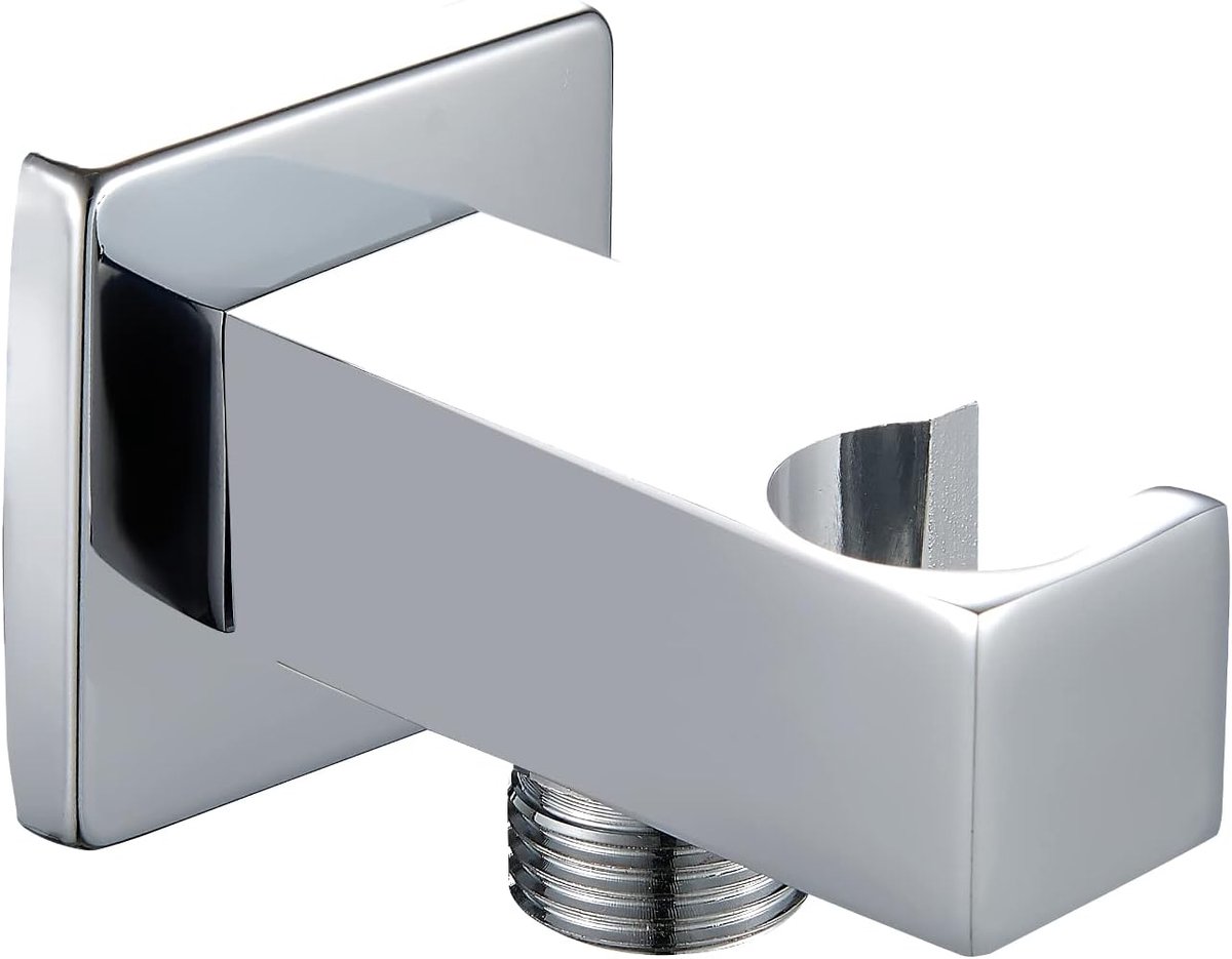 Doucheaansluiting 1/2 inch - chroom - elegant design - makkelijke installatie - ShopVlot