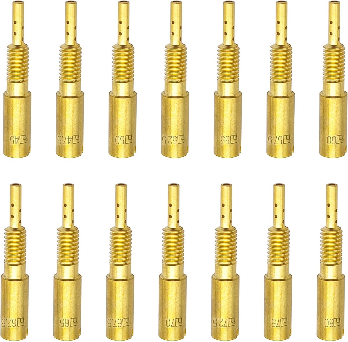 Pilot slow jet kit voor Mikuni carburateur - 14 stuks maat 10-42.5 - diverse maten - optimale afstemming - ShopVlot