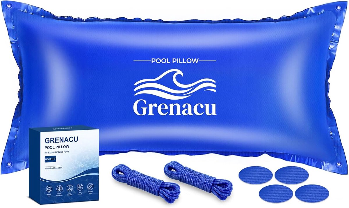 Zwembadkussen 0,4 mm - extra duurzaam pvc - koudebestendig - ideaal voor overwintering - ShopVlot