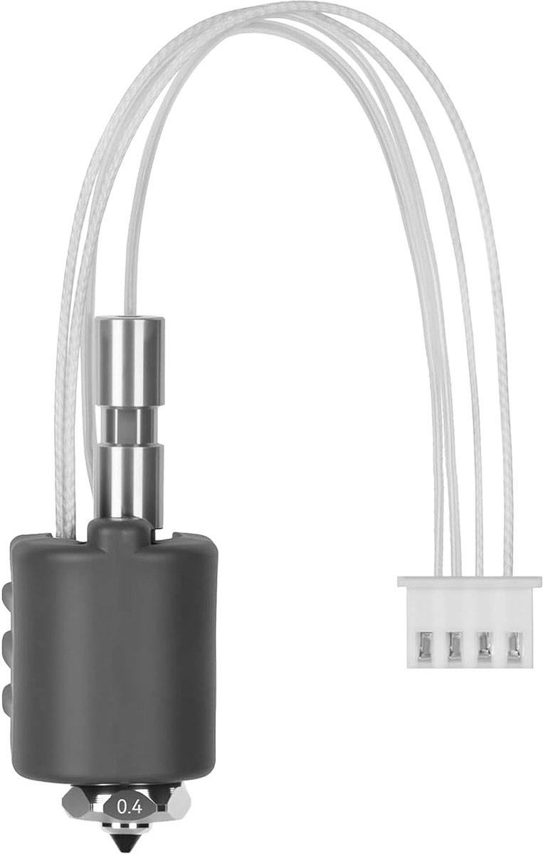 Hotend kit voor Anycubic Kobra 3 Max - 0,4 mm geharde stalen nozzle - nauwkeurige pasvorm - betrouwbare printprestaties - ShopVlot