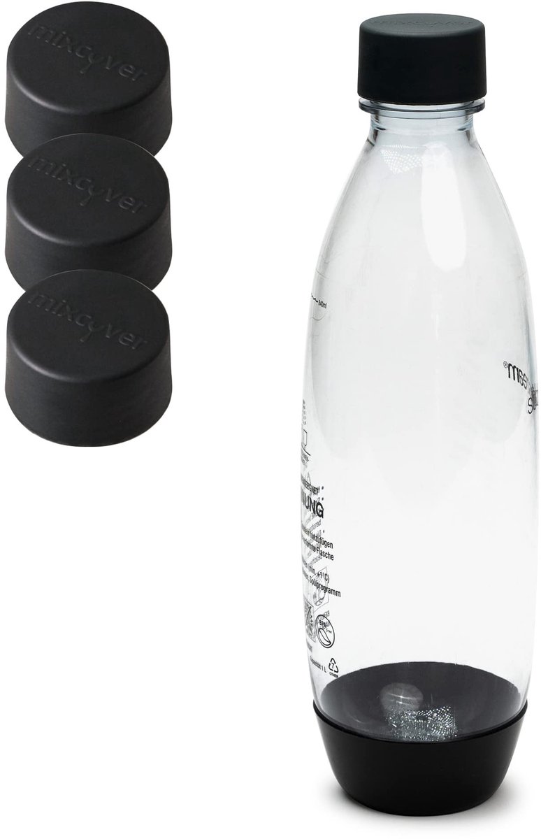 mixcover deksel voor SodaStream - vervangend deksel - geschikt voor PET plastic flessen - gemakkelijk in gebruik - ShopVlot