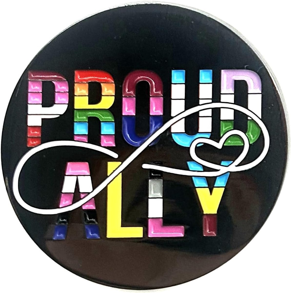 Pin badge - metalen regenboog vlag - LGBTQ+ steun - perfect voor elke gelegenheid - ShopVlot
