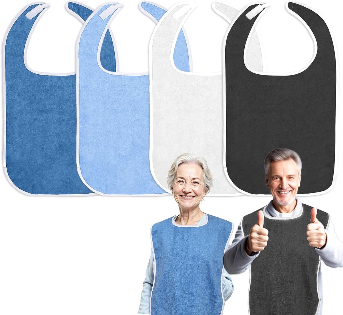 Volwassen slabben 4 stuks - waterdicht - unisex - makkelijk schoon te maken - SnelShoppen