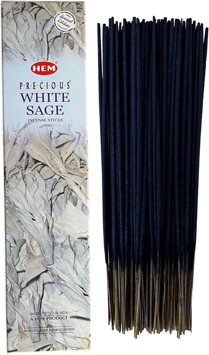Wierookstokjes 100 g - White Sage - Aromatherapie - Ideaal voor meditatie - ShopVlot