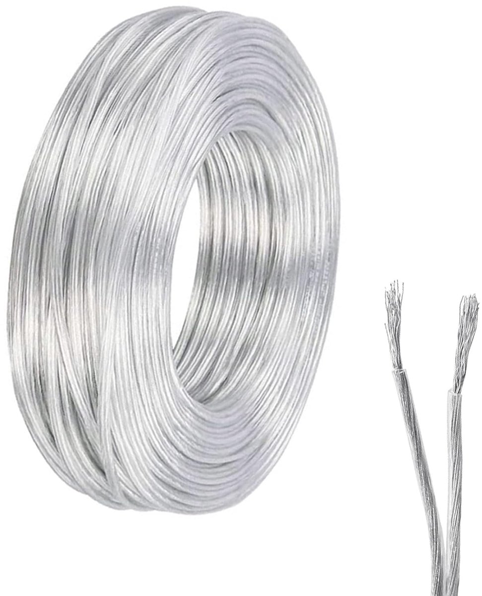 Elektrische kabel 10m - 2 aders - PVC flexibel - Ideaal voor huishoudelijke apparaten - ShopVlot