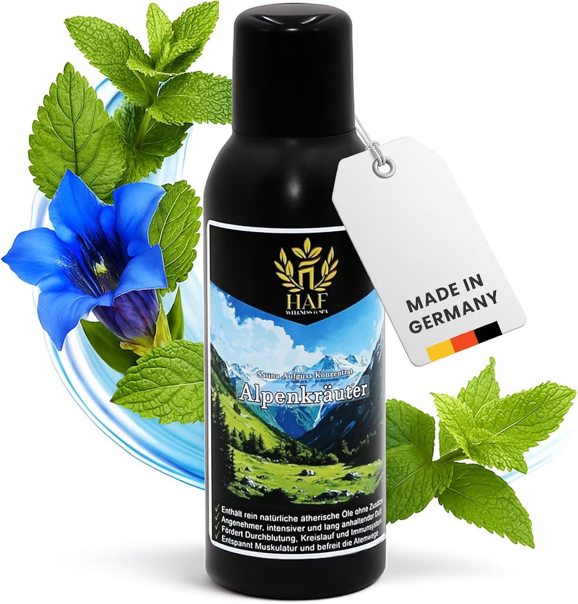 Sauna infusie concentraat 250 ml - alpine kruiden - natuurlijke etherische oliën - langdurige geurervaring - ShopVlot