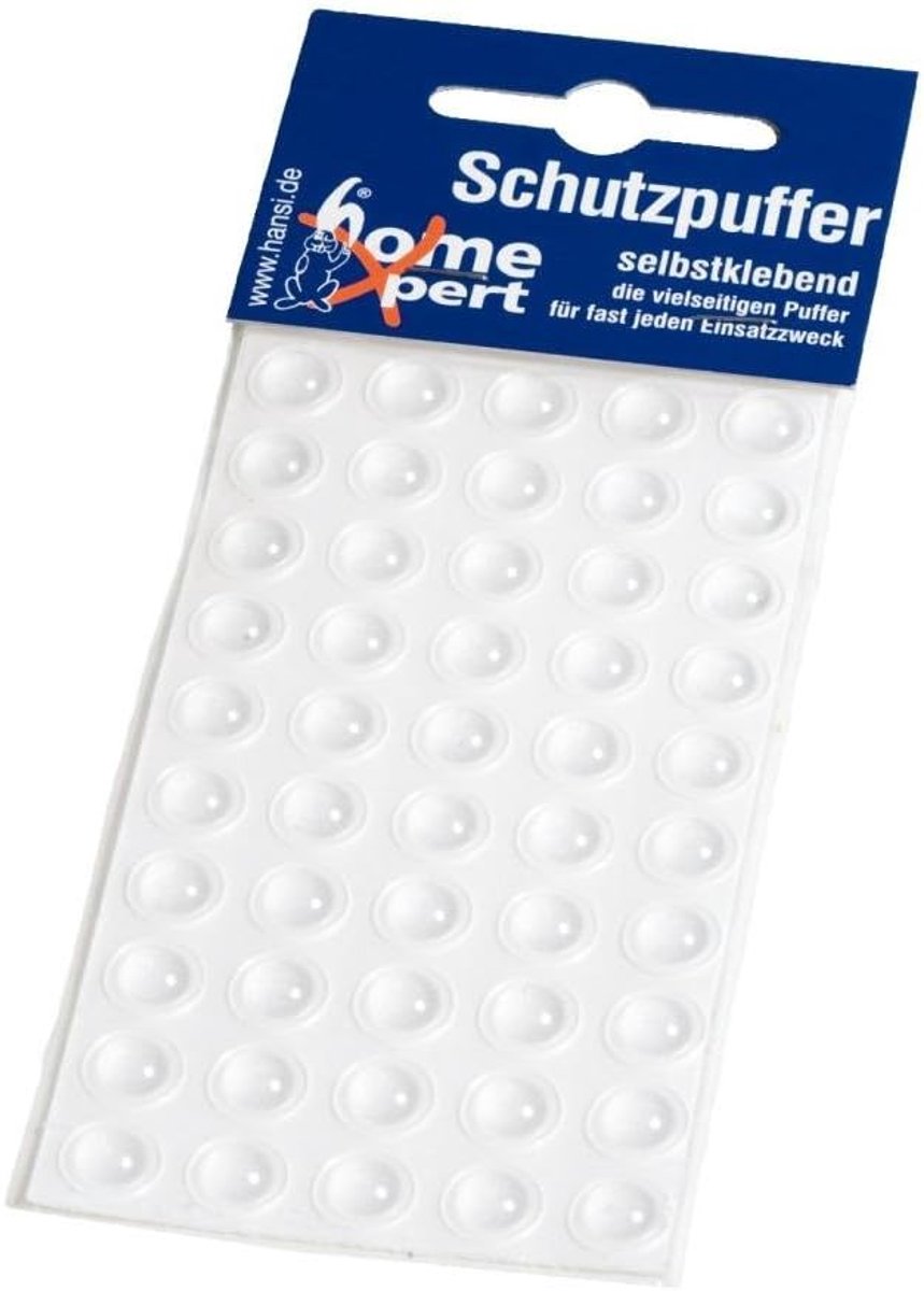 Beschermbuffers set van 50 - zelfklevend, transparant, diameter 10 mm - dempt schokken, ideaal voor meubels - ShopVlot