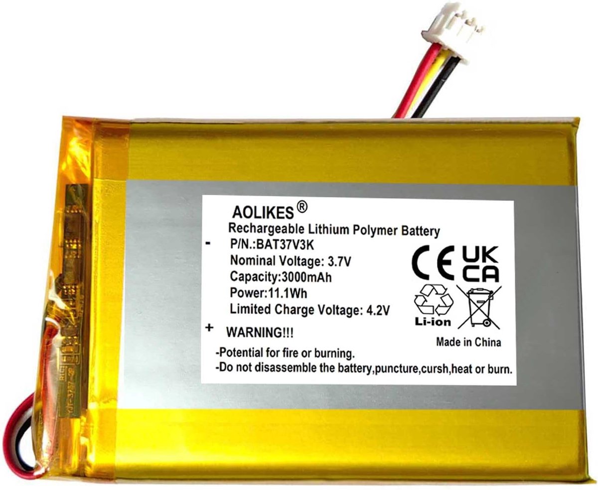 Batterij vervanging babyfoon 3000mAh - 3.7v oplaadbaar - geschikt voor iFamily SM650/SM651 - lange gebruiksduur - ShopVlot