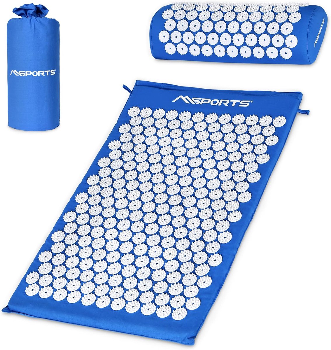 Acupressure Mat Premium Set - 100% Katoen - Inclusief Kussen en App - Ontspan en verlicht stress - ShopVlot