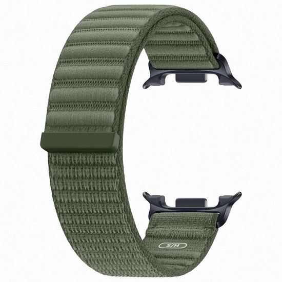 Samsung Galaxy Watch 9 Nylon Fabric Bandje Groen S/M