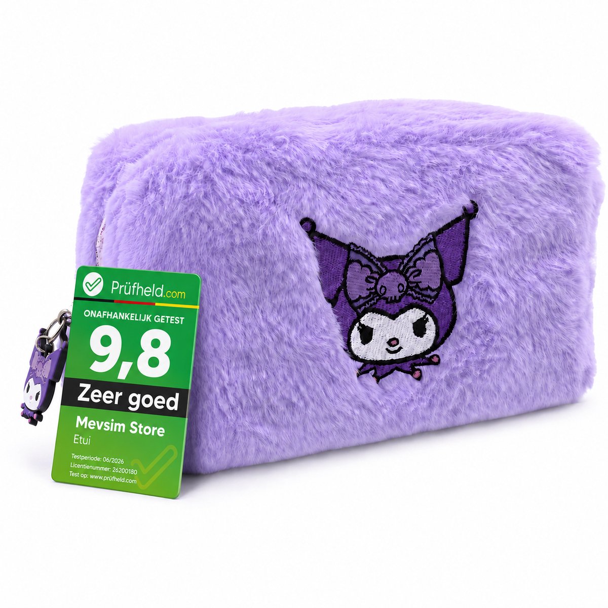 Kuromi - Toilettas Voor Vrouwen - Make Up Tasje - Etui - Back to School - 17 x 9,5 cm