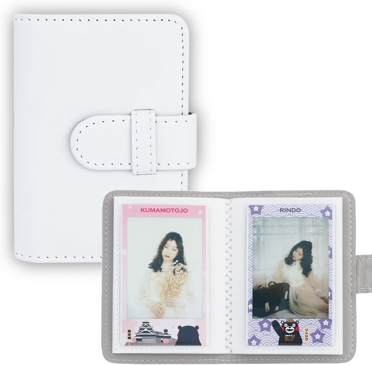 Mini fotoalbum 2 x 3 inch - 28 compartimenten - wit - ideaal voor Fujifilm Instax - ShopVlot