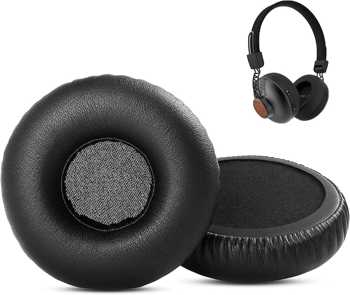Vervangende oorkussens voor on-ear koptelefoons - protein leer - comfortabel en duurzaam - ShopVlot