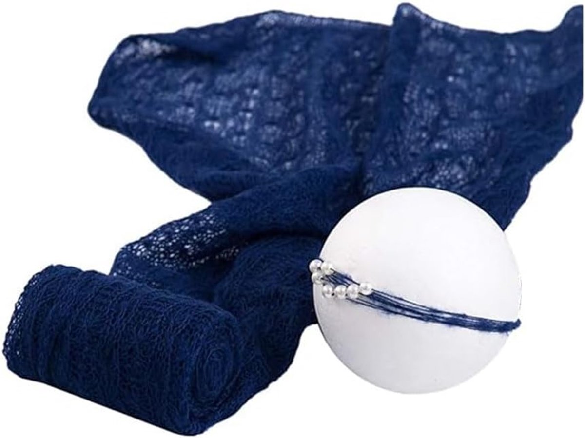 Newborn fotografie props set - rekbare katoenblend - inclusief haaraccessoires - ideaal voor babyfoto's - ShopVlot