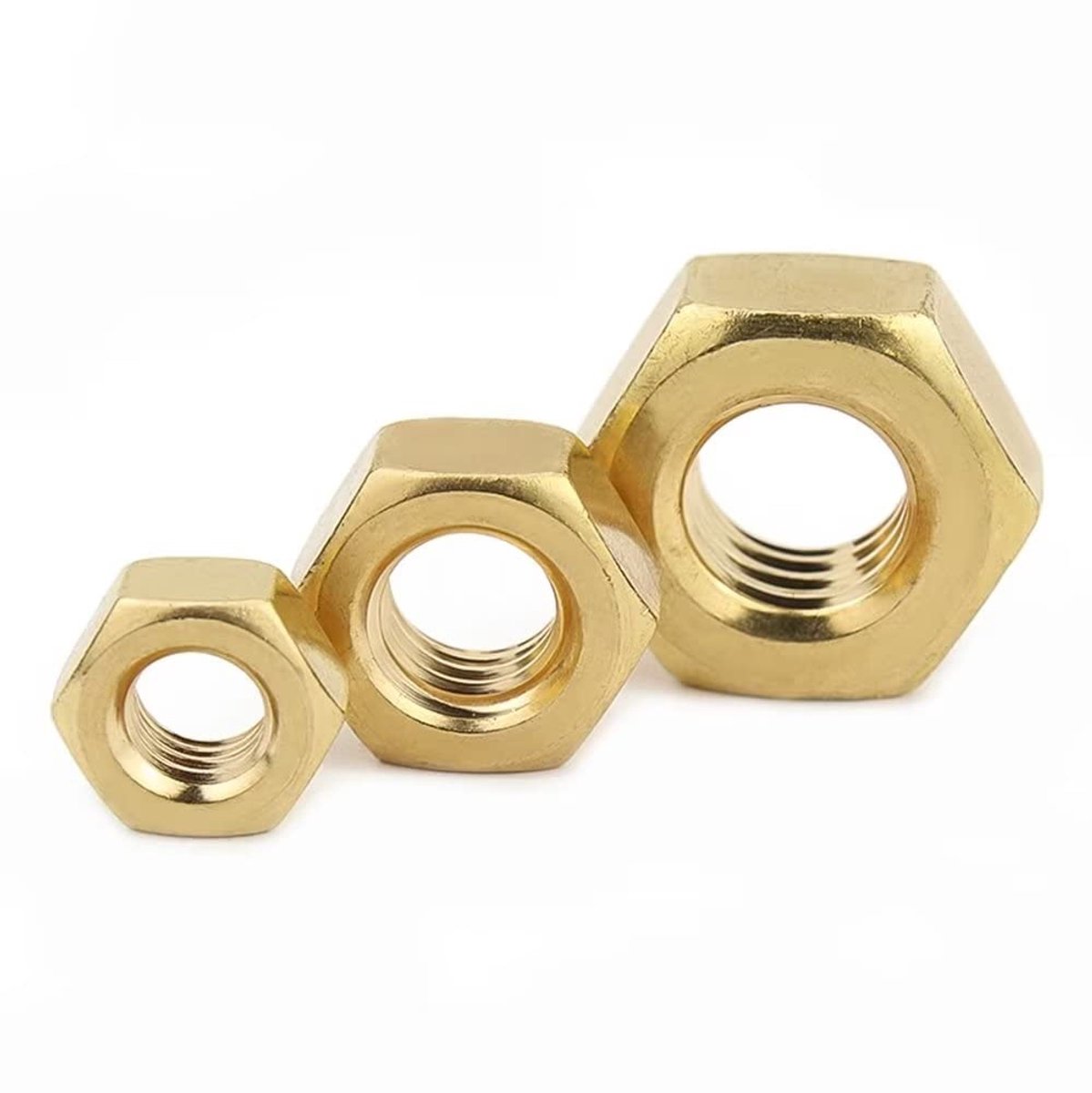 Hexmoeren M1.4 - Messing - Robuust en duurzaam - Ideaal voor machineonderdelen - ShopVlot