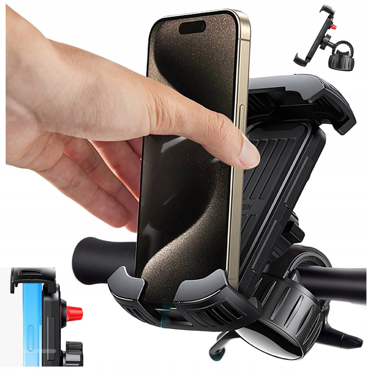 Universele Fiets Telefoonhouder Motor Scooter Stabiliteit & Vergrendeling