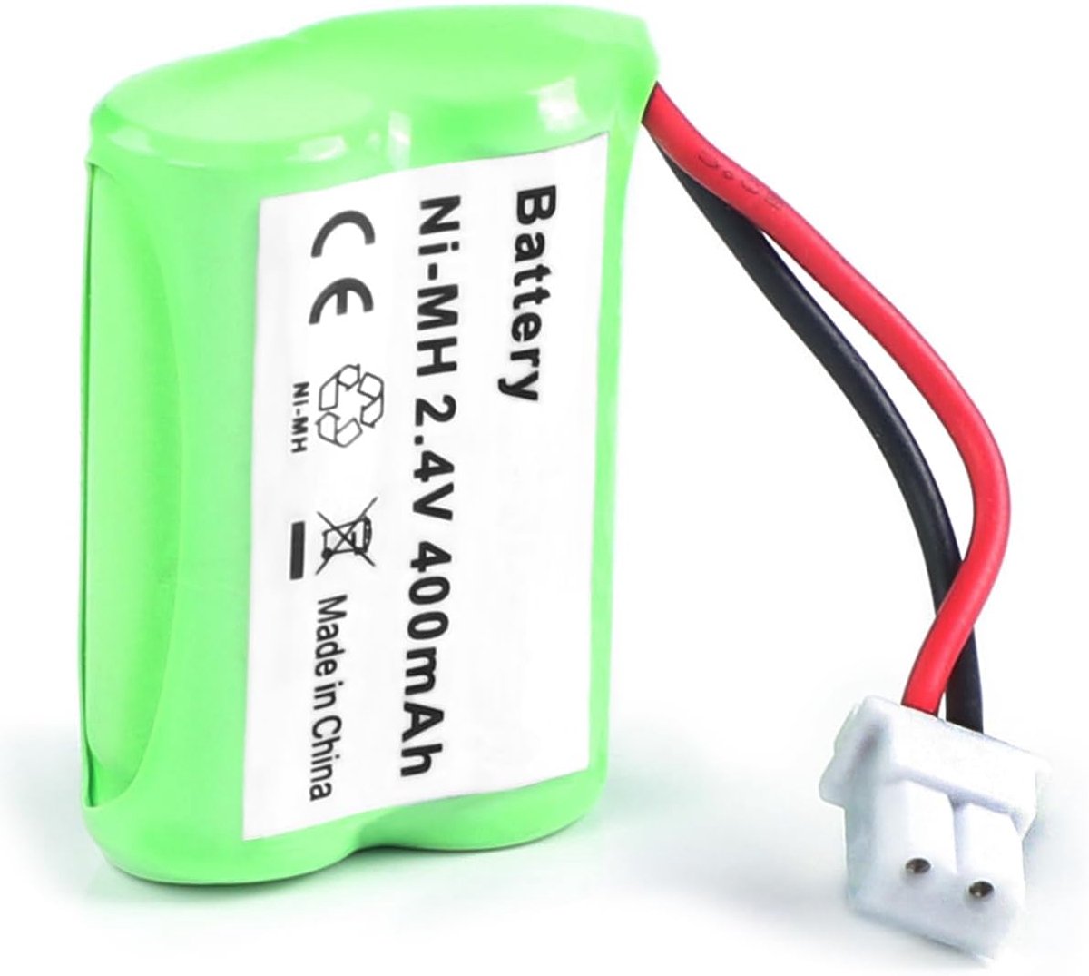 Accu voor Alcatel Vision Duo - 400mAh 2.4V Ni-MH - Oplaadbaar - Betrouwbare energiebron - ShopVlot