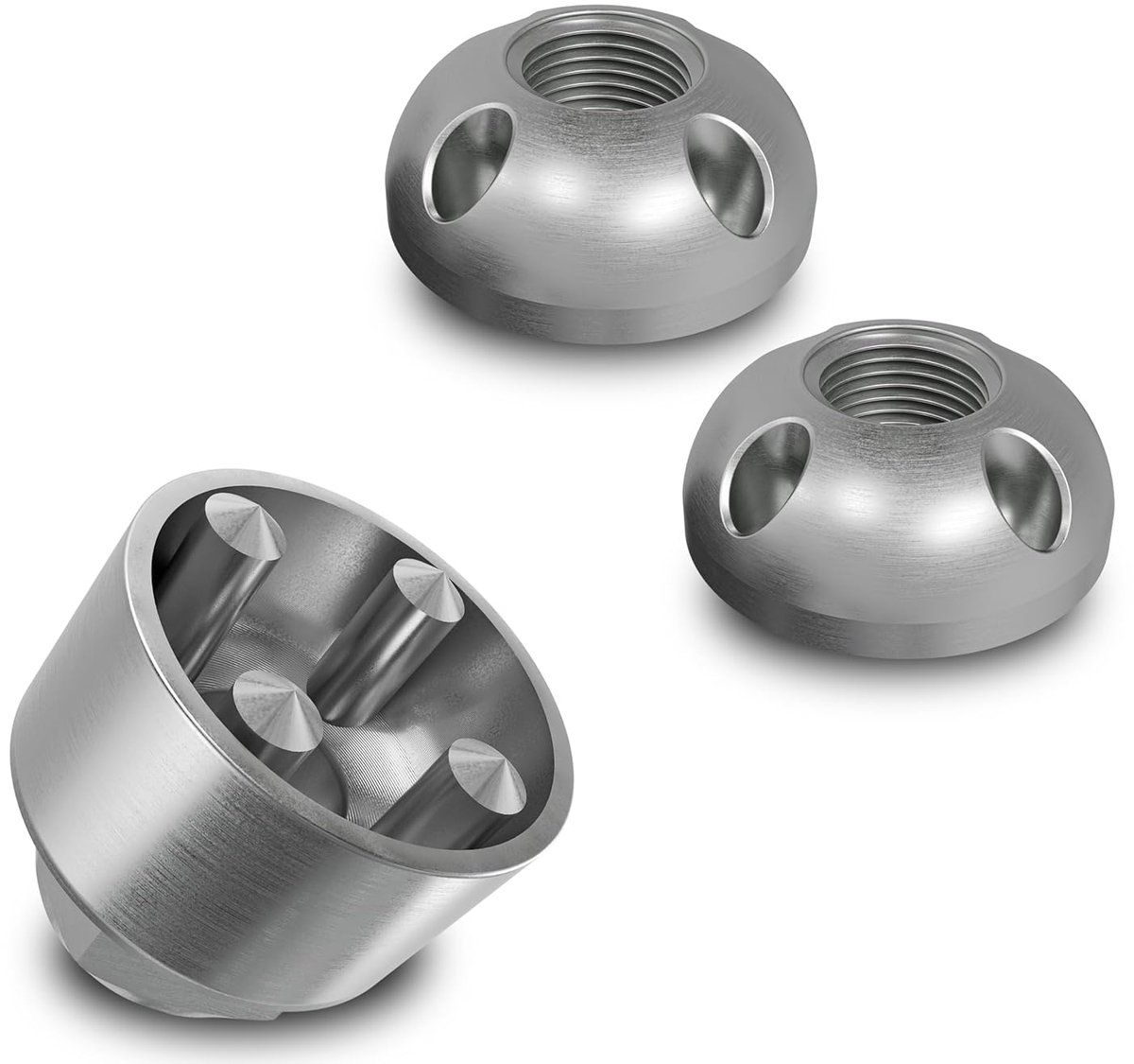 Anti-diefstal moeren M6 M8 M10 M12 - V2A materiaal - veiligheid - bescherming voor auto-accessoires - ShopVlot