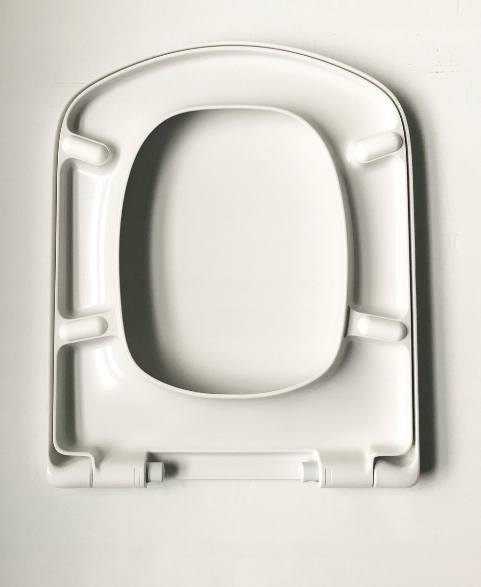 Merkloze Duroplast toiletbril, softclose, voor Roca Hall & Dama Senso