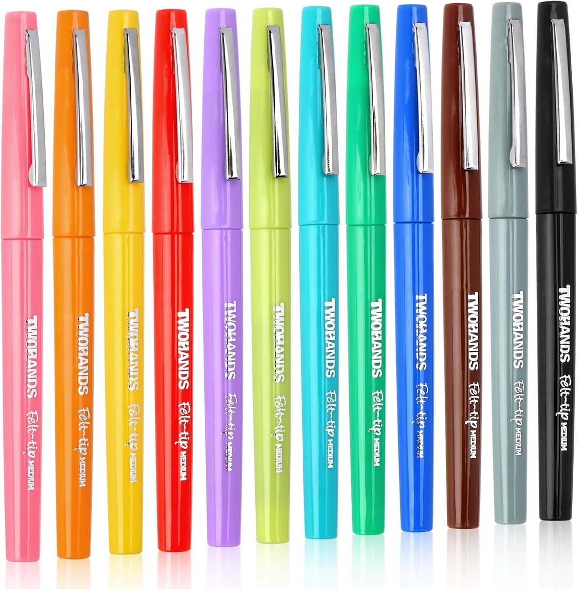 Viltstiften - Diverse Kleuren - Medium Punt (0,7 mm) - Niet-bloedende Inkt - Voor Volwassenen