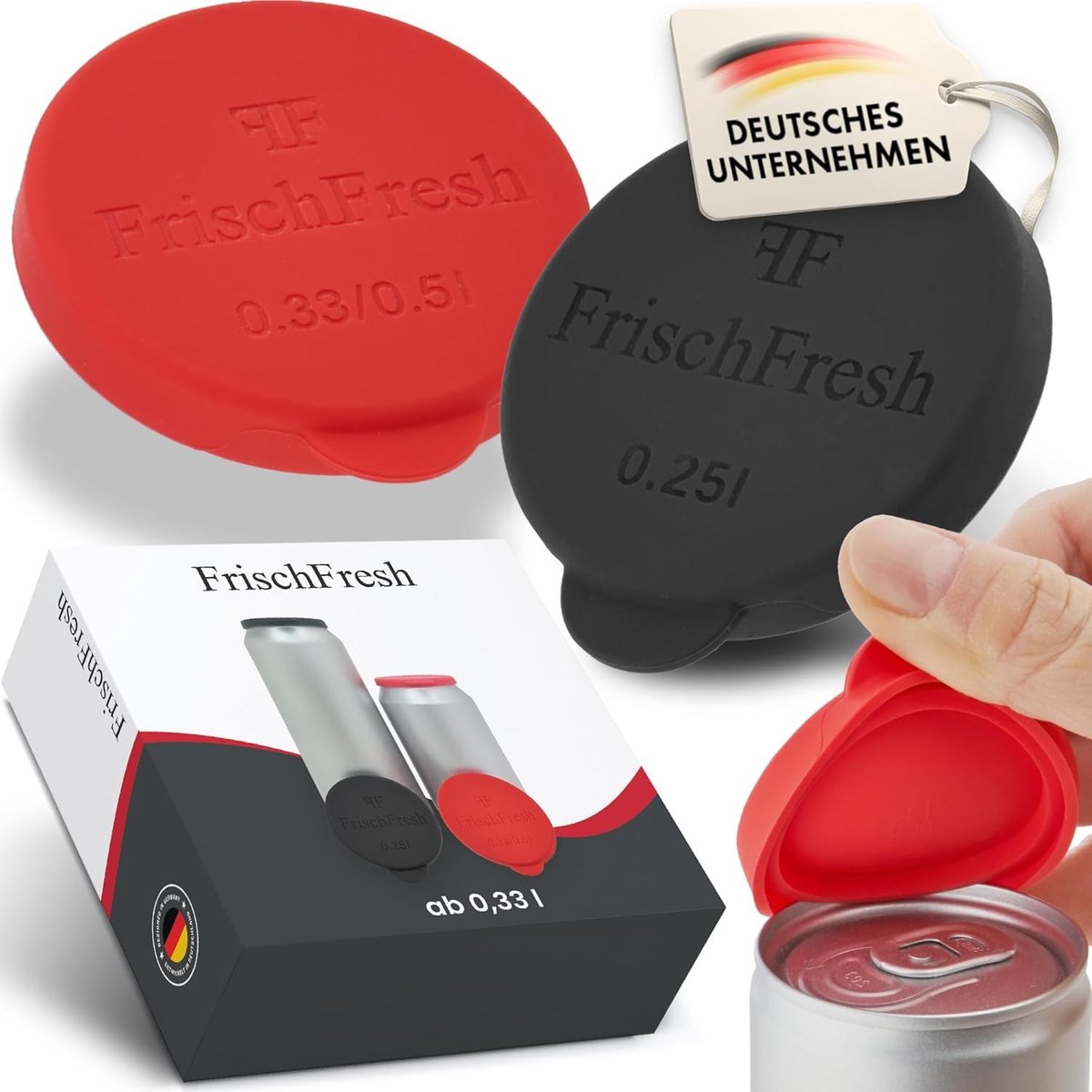Drankblikjes Sluiting - Siliconen - BPA-vrij - Voor Diverse Blikjes - 2 Stuks