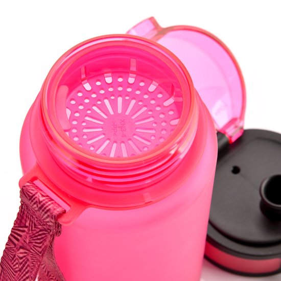 Meteor Sportbidon 500 ml - Fietsbidon - Sportaccessoire - Roze kleur van Meteor — afbeelding 2