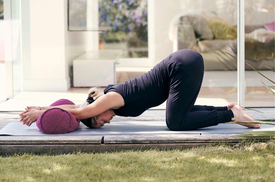 Yoga-Bolster yin - rund - Samtosha - organic cotton — afbeelding 4