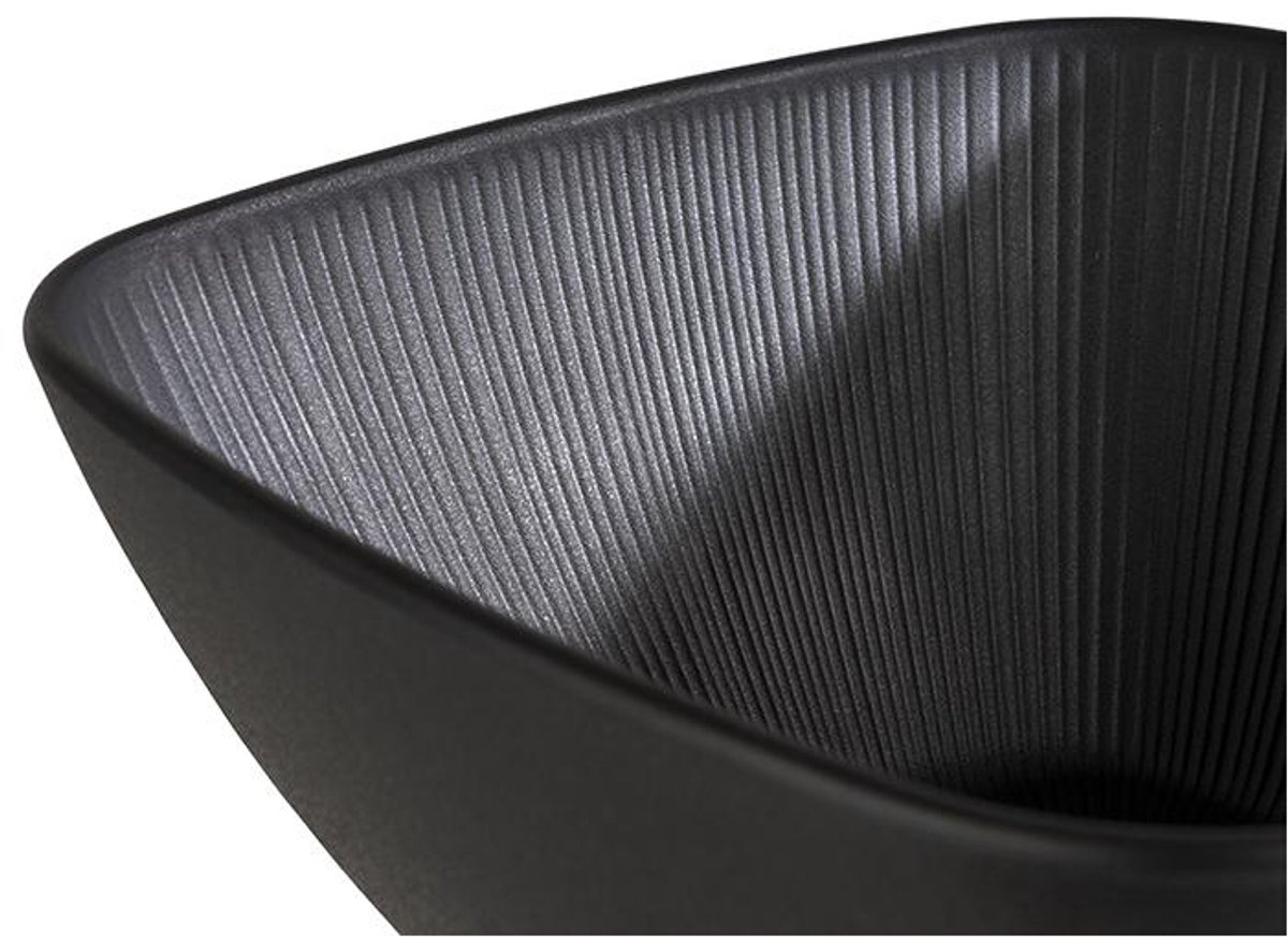 APS Schaal NERO, vierkant, 250 x 250 mm, zwart